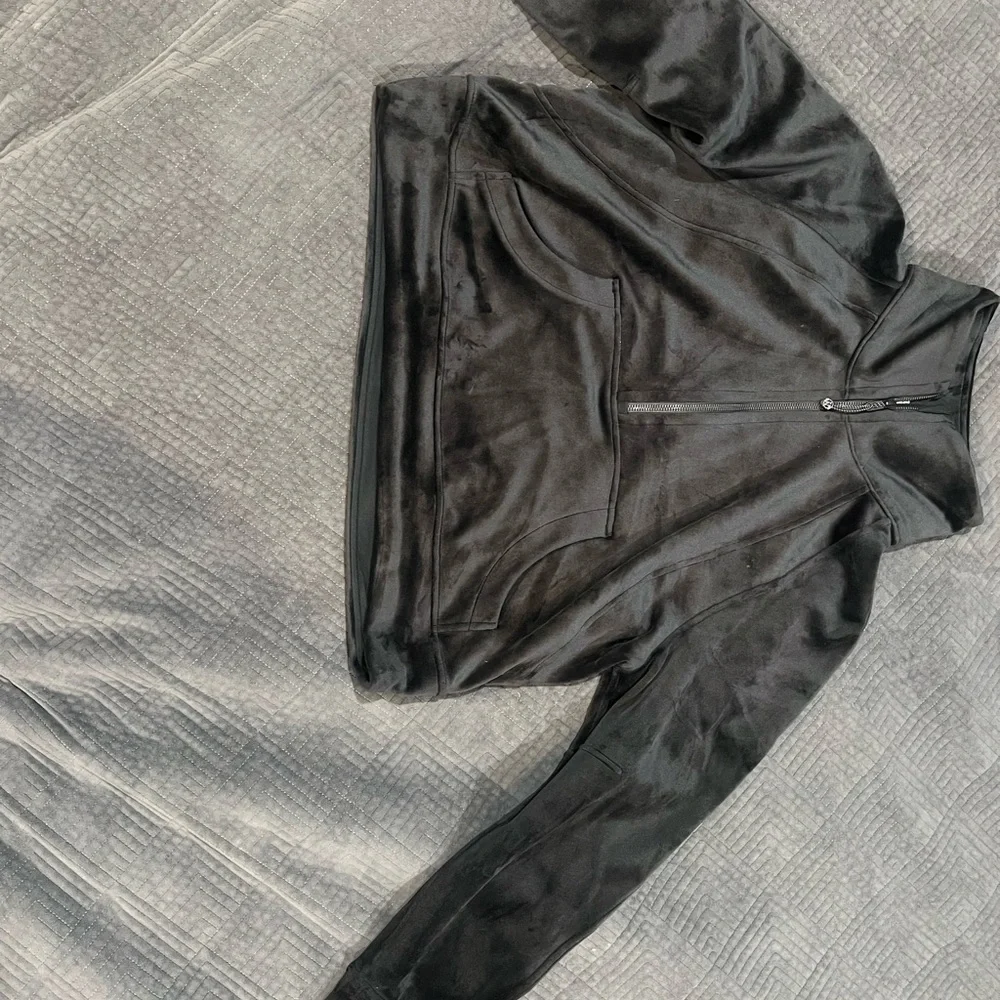 2 Piece Set -Lululemon Scuba Funnel-Neck Half Zip + Straight Leg Pant 7/8 Velvet - Picture 4 of 11